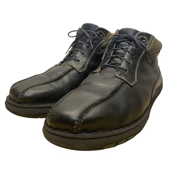 Johnston & Murphy Men’s Black Leather Ellington Ankle Chukka Boots Size 12M main image 4